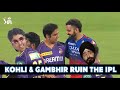 Kohli  gambhir hug it out  kkr v pbks  cricket premis ipl edition 