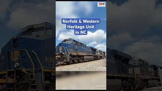 Norfolk Southern 8103 & RNCX 1893 Heritage Units in NC #Shorts