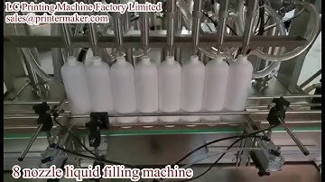 8 nozzle liquid automatic filling machine