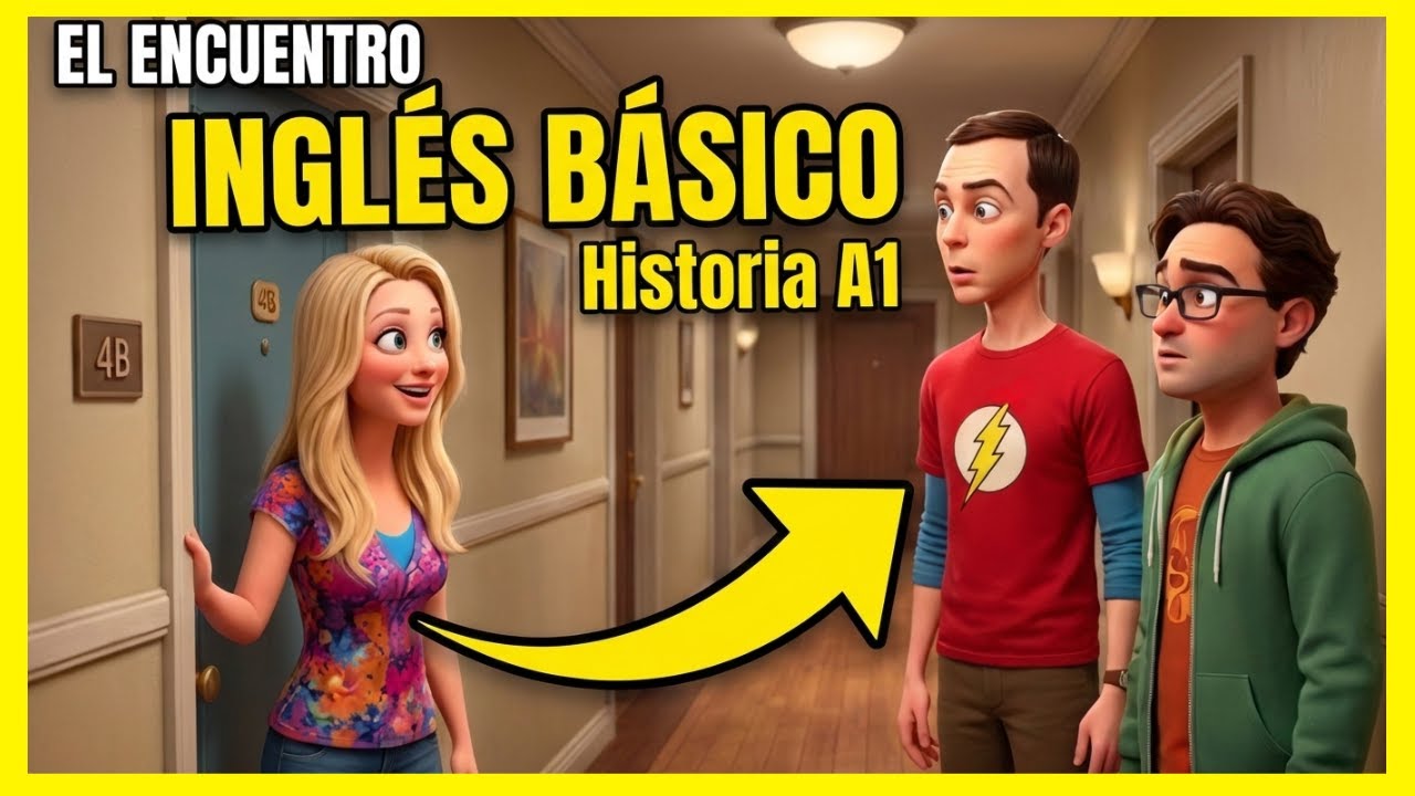The Big Bang Theory Story: Episode 1 Adapted for Beginners (Nivel A1)