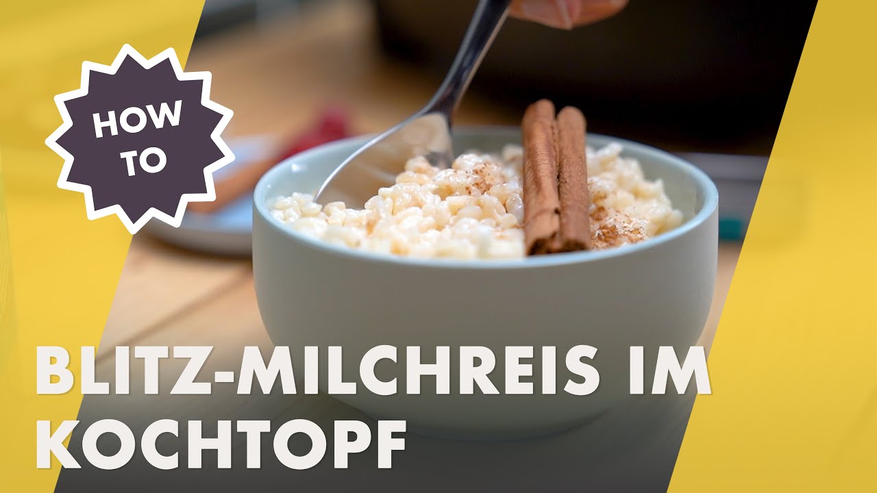 Blitz-Milchreis im Kochtopf - Wie geht das? | Reishunger erklärt!