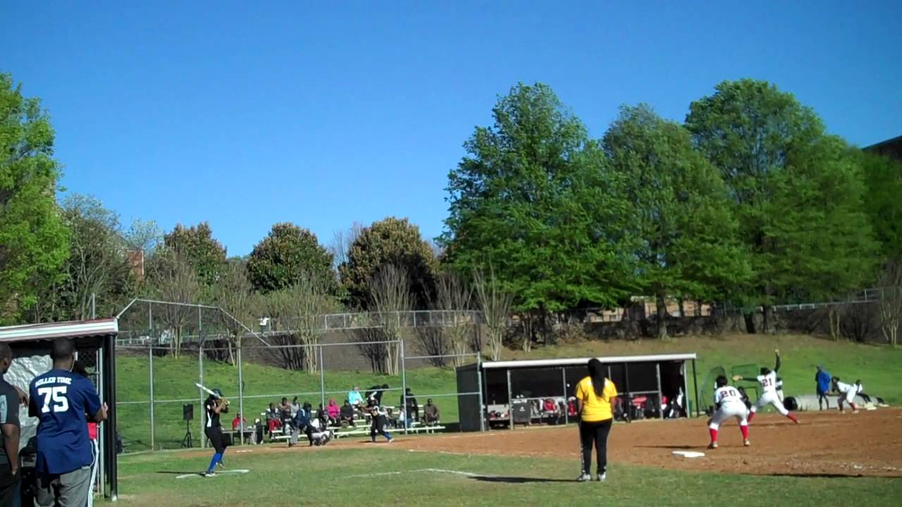 Albany State Softball Jakeidra Pruitt base Hit Single YouTube
