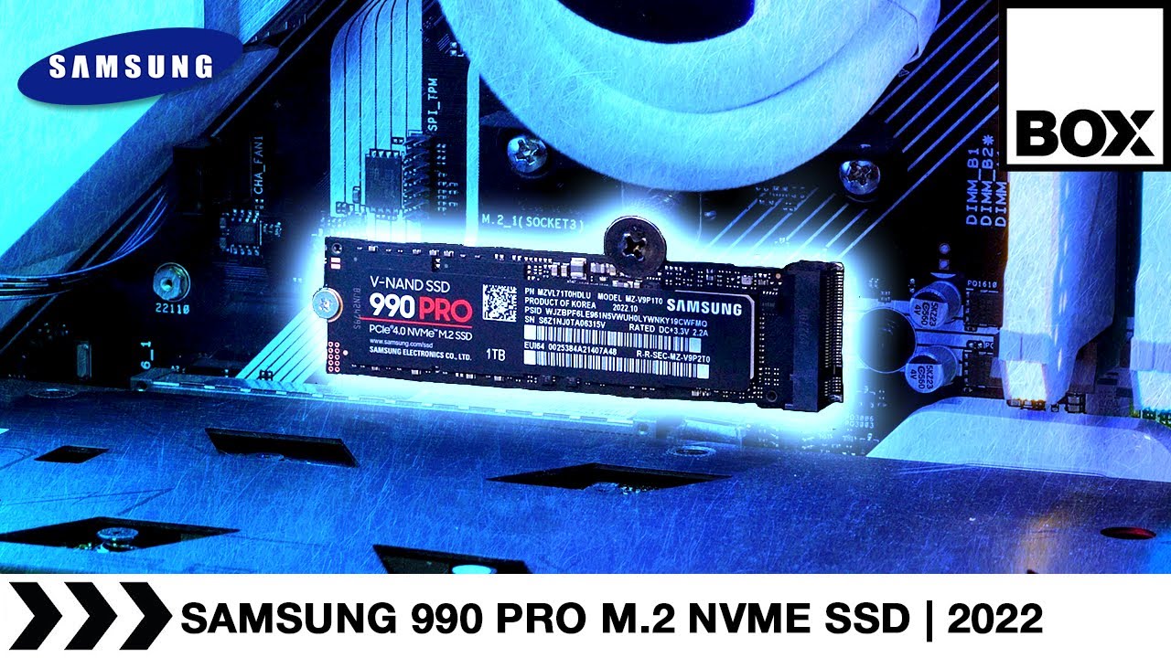 Samsung SSD 990 PRO NVM, SSD M.2 1 To MZ-V9P1T0BW