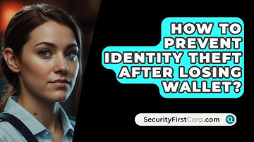 How To Prevent Identity Theft After Losing Wallet? - SecurityFirstCorp.com