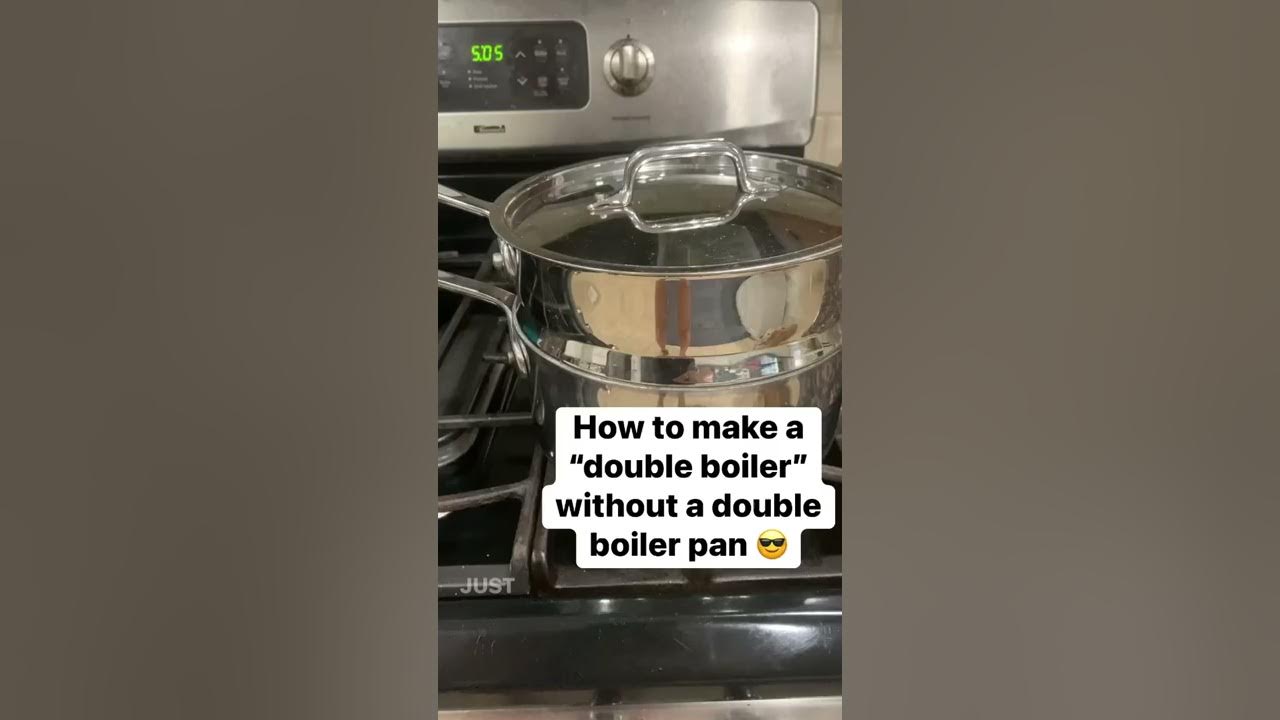 How to Make a Double Boiler when you don't have the right pan. 