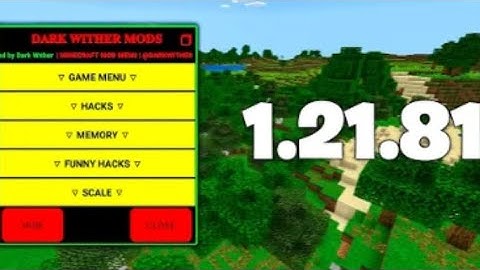 Mod Menu For Minecraft 1.21.81 Infinite Premium 32-Bit Support Best Hack Client