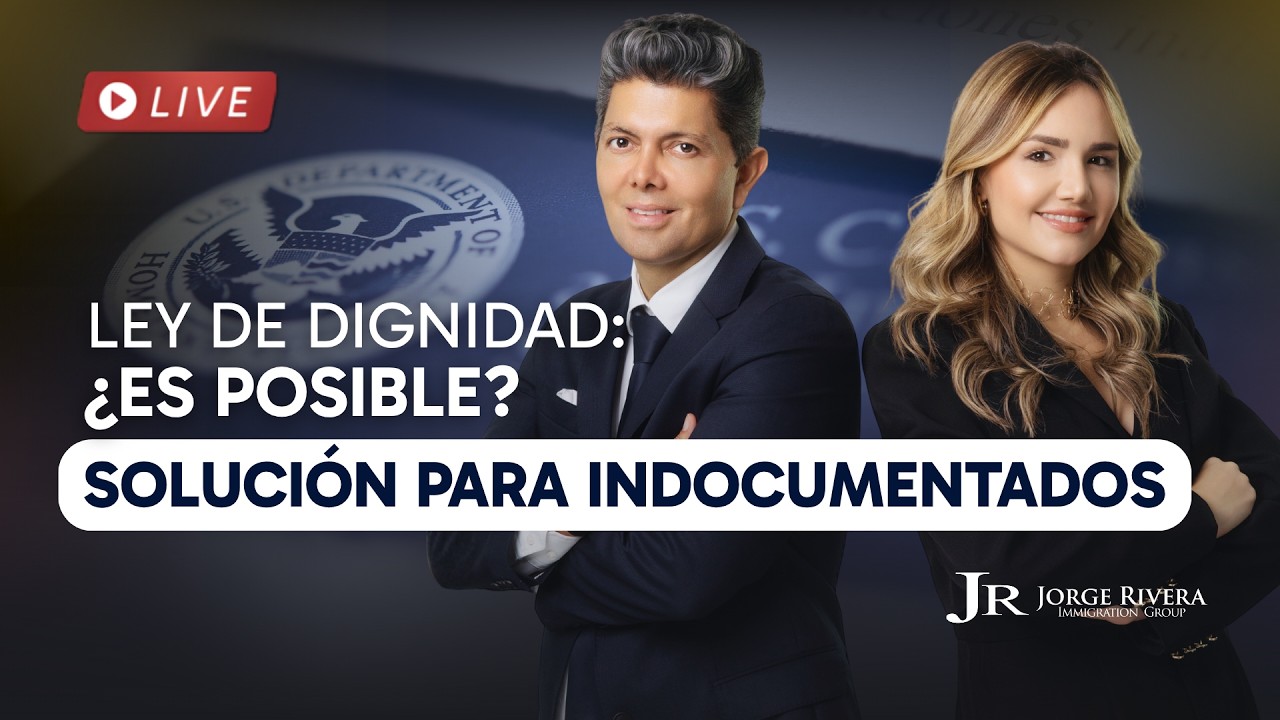 ¿Qué posibilidades tiene la Ley de Dignidad para los inmigrantes? | Abogado Jorge Rivera | LIVE 3PM