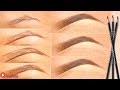 How To Draw Natural Eyebrows in 6 simple steps