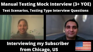 Software Testing Interview For Experienced| Manual Testing Mock Interview