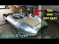 Jaguar d type pt 16 | Mounting the rear section