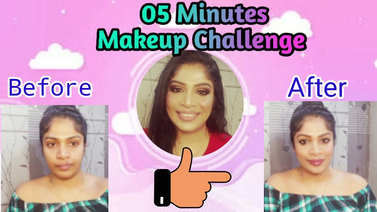 Daily Makeup Look 5 Minutes Makeup Challenge Ru Rahas Sinhala Beauty Tips Srilankan Beauty Tips Youtube