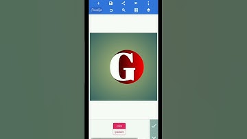 how to mak g logo #glogo #logo #viralsots #trending #pixellab_logo #prophesionallogo #picsart