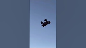 Arrma outcast 8s big jump at skate park