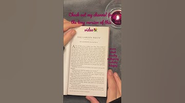 New video uploaded on the channel!!! 50 minutes of relaxing reading time📚