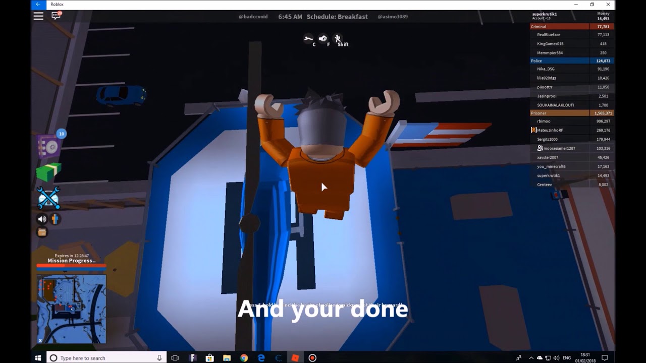 Roblox Jailbreak Flying Hack 2018 Youtube - roblox fly hack jailbreak