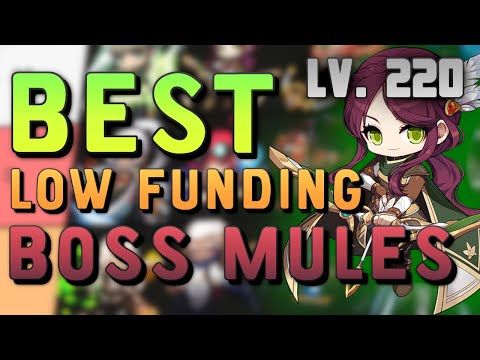 Maplestory DESTINY - Low Funding Boss Mules Tier List