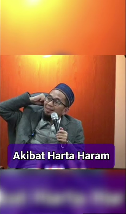 AKIBAT HARTA HARAM | USTADZ ADI HIDAYAT