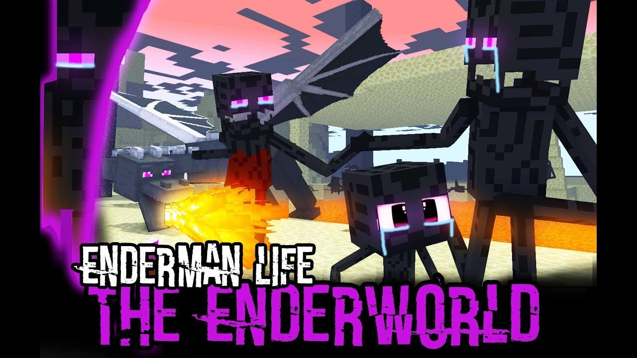 Monster School Enderman S Life A Very Sad Story Minecraft