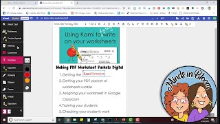 How to use the totally free version of Kami Extension with Google Classroom