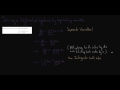 Solving Differential equations by Separating Variables