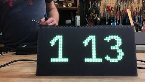 Metro Matrix Clock @adafruit @johnedgarpark #adafruit
