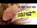 Cook top rump roast beef perfectly every time