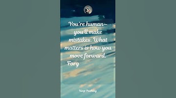 The Power of Forgiving Yourself