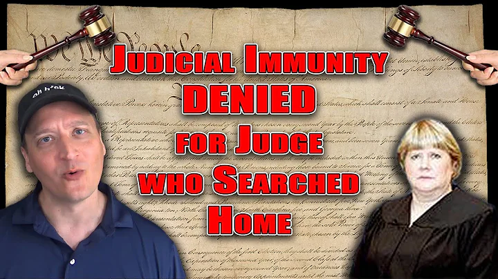 Judicial Immunity Denied for Judge who Searched Home (Gibson v. Goldston)