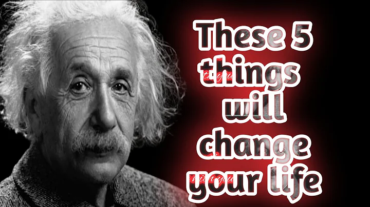 Albert Einstein - These five things will change your life l Albert Einstein
