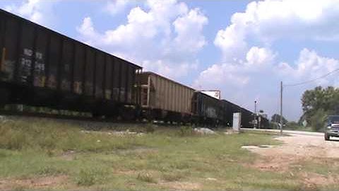 CSX south bound train through Goose Creek, SC