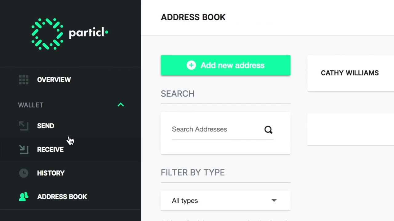 Particl Desktop Showcase