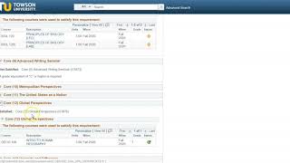 Academic Requirements Report Tutorial