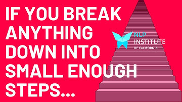 Learn NLP: Presupposition - If You Break Anything Into Small Enough Chunks... with Robert Harrison