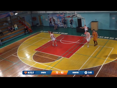 26.01.2019. НБА 1/8 Sparta - Новотек