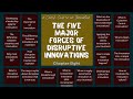 The five major forces of disruptive innovation | Crash course on innovation Part 8