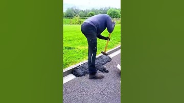 What are the odds this lasts over 5.5 days? 🎥: Unknown #asphalt  #asphaltconcrete #pavingasphalt