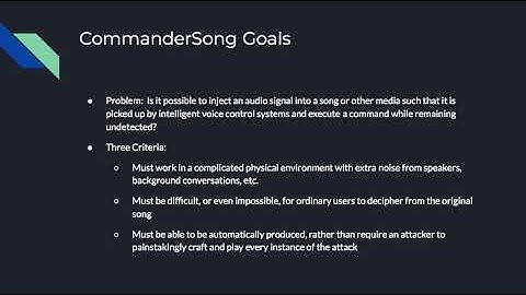 CommanderSong:  OMSCS 6263 Spring 2020