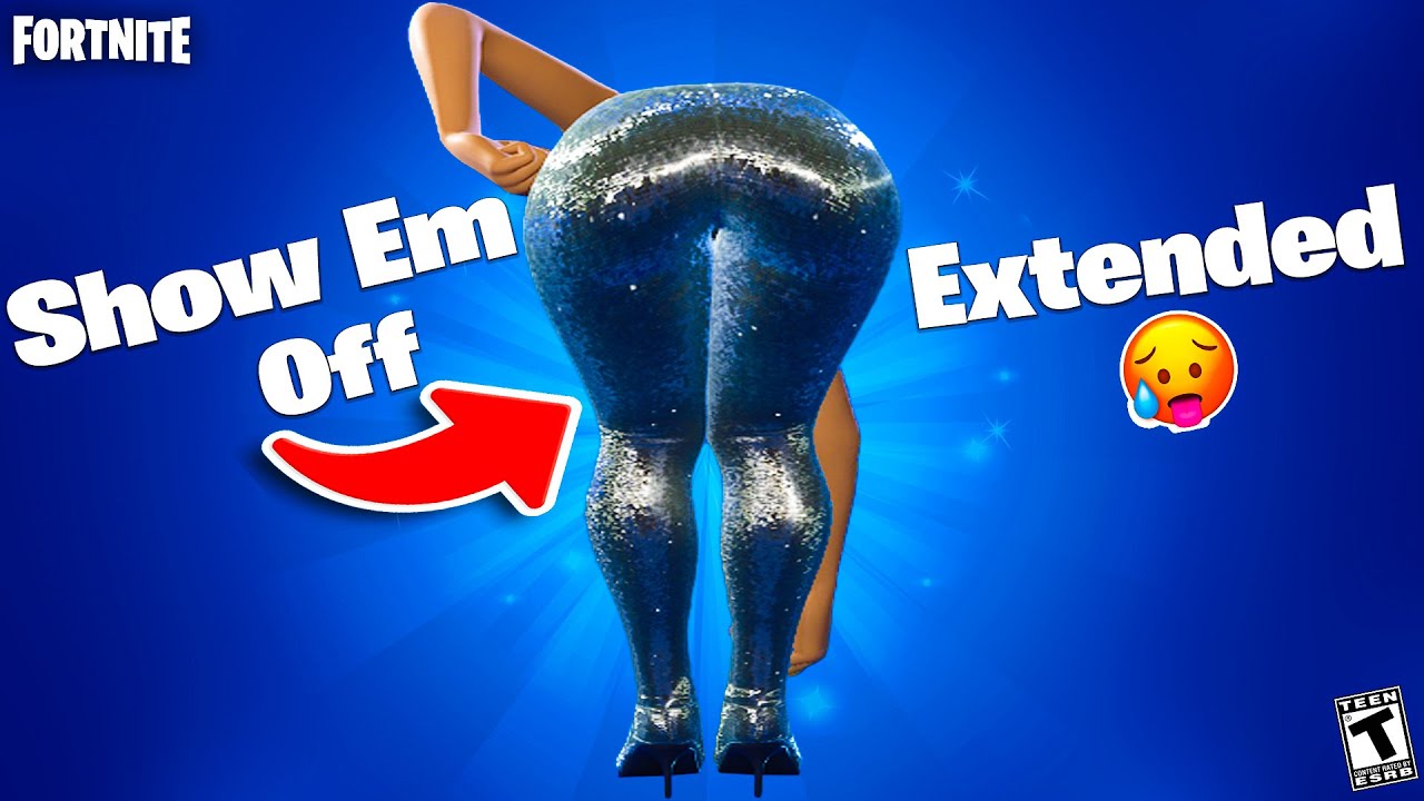 Fortnite Kim Kardashian Skin Show Em Off Emote Thicc 🍑 Extended Version 😘 Hot Very Sus Dance 😍 Gyat