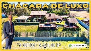 Chácara De Luxo Em Itatiba 5 Suítes, Piscina, Spa, Campo De Futebol E Mais