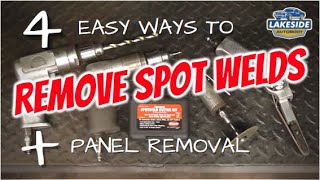 4 Easy Ways to Remove Spot Welds & Welded on Auto Body Panels