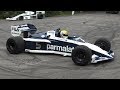 Brabham BT52 F1 Turbo in Action - BMW M12/13 1.5L 4-Cylinder Engine Sound!