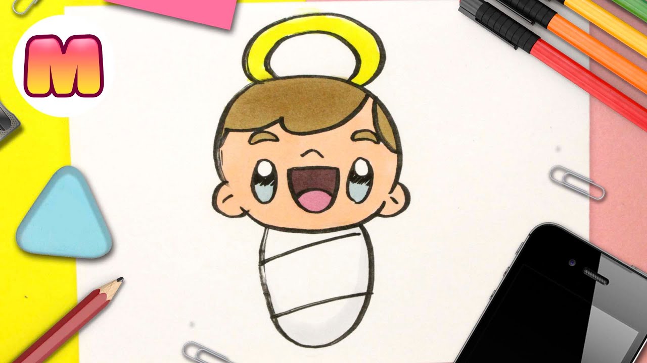 COMO DIBUJAR AL NIÑO JESÚS KAWAII 💖 Dibujos de Navidad Faciles 💖Aprender a dibujar kawaii - thptnganamst.edu.vn