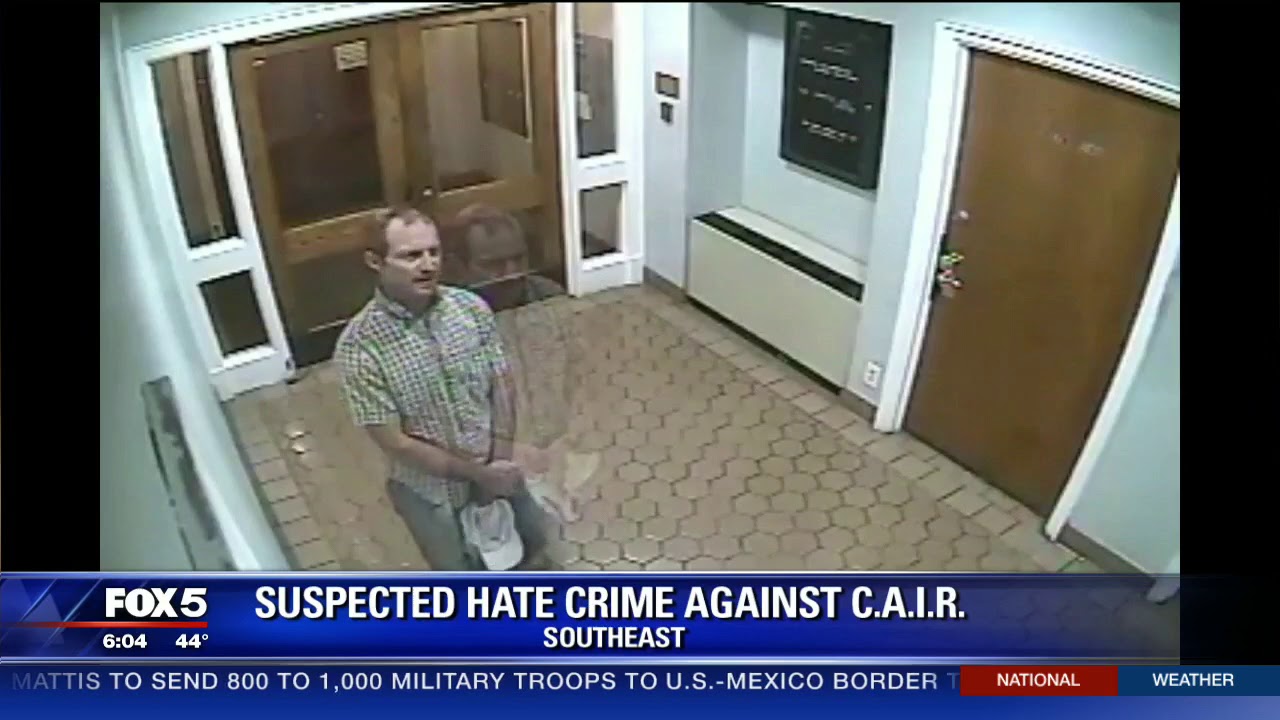 Video: DC Police Searching for Man Who Threatened CAIR Staffer - YouTube