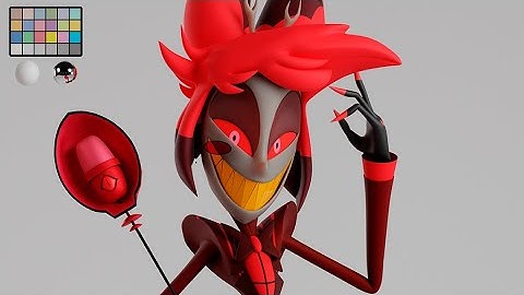 Alastor the Radio Demon (3D Character - 360º Turntable Animation)