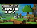 Minecraft survival day 2 ✅ !! #minecraft #minecrafttipsandtricks #isurvived100daysminecraftinhindi