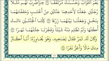 ياسر سلامة سورة الكهف( نور بين الجمعتين)  كاملة ومكتوبة
