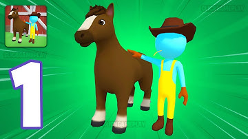 Horse Life Gameplay Walkthrough Part 1 - Tutorial Riding A Horse (Android,iOS)