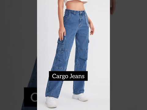 15 Different Types of Jeans with names for Women and Girls #shorts #viral #uniquefashionideas