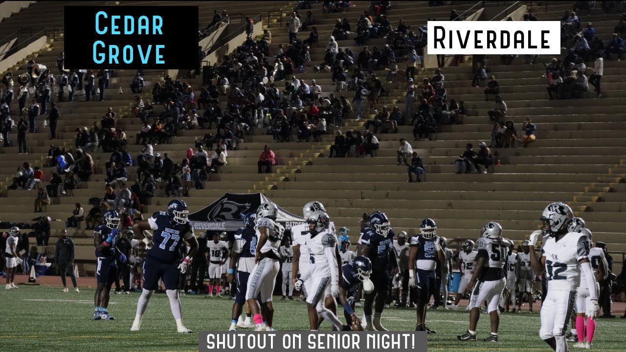 CEDAR GROVE BALLS OUT ON SENIOR NIGHT!! (Cedar Grove vs Riverdale Highlights)