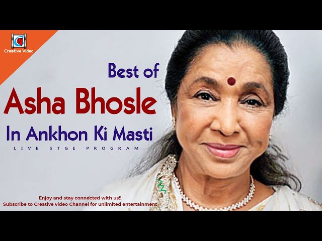 In Ankhon Ki Masti | इन आँखों की मस्ती || Umrao Jaan Old Is Gold  #AshaBhosle Live in concert